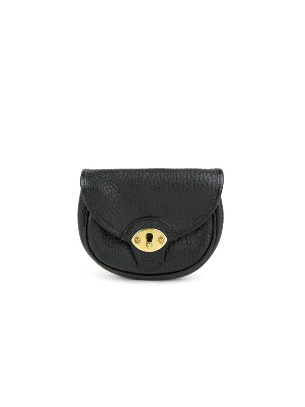 Dooney‎ & Bourke Black Pebble Leather Belt Bag Purse (no strap)